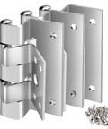 Smooth As Butter Galvanized Steel Combination Door Hinges 3 Pack For Mobile Home Storm And Aluminum Doors with screws.