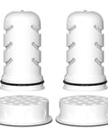 Water Pitcher Filter Replacement With Double Membrane Micro Filtration And Activated Carbon Premium Food Grade Materials