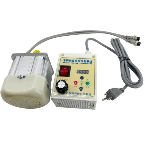 750W Silent Brushless Servo Motor With Speed Controller for Belt Sander and DIY Lathe, 110V, 50-60 Hz