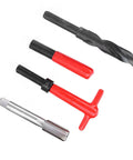 Pro Grade Ten Piece M18x1.5 Thread Repair Kit Stainless Steel Coil Insert System tools including drill and wrench