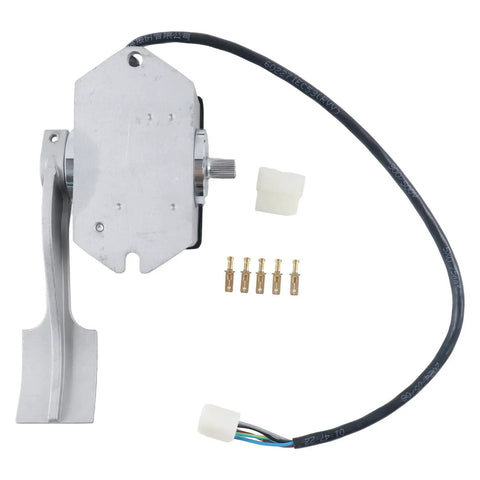 Heavy Duty Throttle Accelerator Foot Pedal Straight Swap For Curtis Electric Forklift Golf Cart Efp 005 Efp713 0502 Oem Grade Zero 5k Dc Motor Controller Replacement with wiring and connectors.