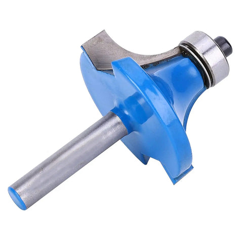 Get That Fresh Round Over Look With This Killer Woodworking Router Bit. 1/4 inch shank with blue body for smooth edging.