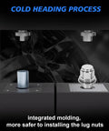 Cold heading process of M12x1.5 Chrome Acorn Lug Nuts Set 20 Pieces Heavy Duty Wheel Nuts