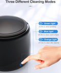 Ultrasonic Retainer Cleaner Machine for Dentures Mouth Guards Aligners Braces Toothbrush Heads and Jewelry three mode display