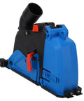 Heavy Duty Angle Grinder Dust Collecting Guard With Quick Slide Hookup and Adjustable 0 To 45 Mm Depth for 4 and 5 inch tools.