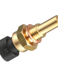 Engine Coolant Temperature Sensor For Delphi III Brass Body Water Temperature Sensor With High Temperature Resistance OEM Numbers 15404280 12191170 60811520 12608814 Durable Plastic Alloy Sensor For Auto Engine Cooling System
