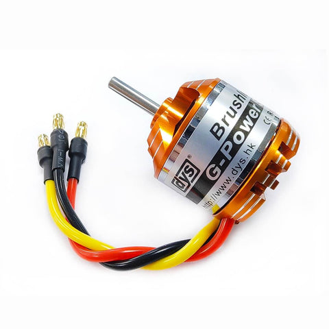 Beefy High Performance Brushless Outrunner Motor For RC Drones And Fixed Wing Aircraft 2830 Size 750KV 850KV 1000KV 1300KV 2 To 4S LiPo Compatible Three Point One Seven Millimeter Shaft Includes Banana Plug Adapters For Multicopters Quadcopters UAVs.