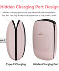 Rechargeable Pulse Oximeter With Real Time SpO2 And Pulse Rate Readouts showing hidden Type-C charging port and design