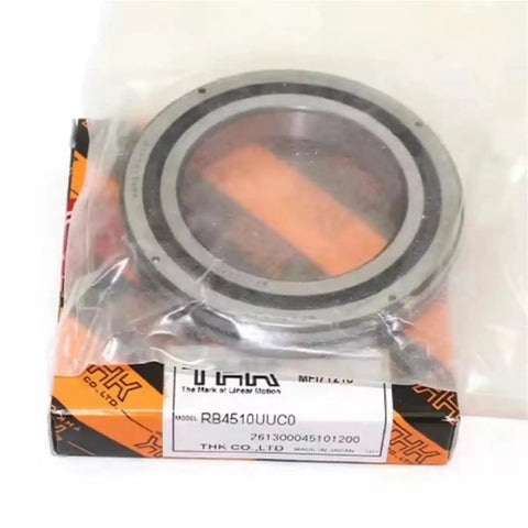 Heavy Duty Cross Roller Slewing Bearing RB11020 For Industrial Robot Arms And Rotary Swivel Platforms Precision Single Sealed Ring in packaging.