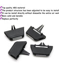 Audi Q7 AC Vent Tab Replacement Clip Kit For 2016 2019 4M1820901 Durable Air Vent Clip Repair To Improve Airflow Easy Install And Keep Your Cabin Cooler. black ABS vent clips for Audi Q7 center dash