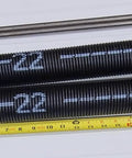 Heavy Duty Garage Door Torsion Springs Set 207 X 2 In X 22 In With Winding Bars Left And Right Pair Black Coated