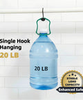 Heavy Duty Metal Shower Curtain Hooks 12 Pack, Rust-Resistant Zinc Alloy Circular Rings For Easy Glide holding 20 lb water jug