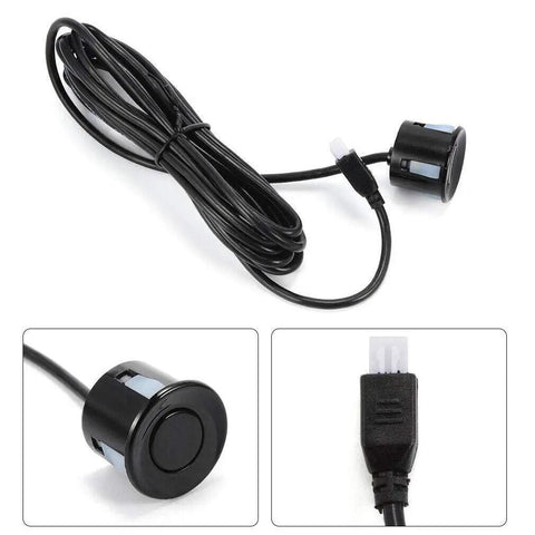 Two Pack Waterproof JSN SR04T Ultrasonic Module Distance Sensor For Arduino Outdoors With Enclosed Probe Rugged All Weather Car Reversing Sensor For Security Alarm And Industrial Inspection, black cable and probe