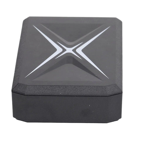 Portable Mini Ups Battery Backup 10400Mah black rectangular device with a logo for routers and modems.