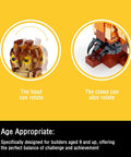 Owl Model Kit Building Set For Adults And Kids Ages 9 And Up, Super Fun Creative Animal Figures Collection, Ideal Valentines Day And Birthday Gift For Boys Girls Couples And Animal Lovers. Rotating head and claws