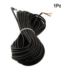 Rugged Stainless Steel Temperature Probe Sensor With 10 Meter Waterproof Cable For Remote Monitoring Gear In Large Industrial Spaces Refrigeration Units Telecom Rooms And Enclosures, coiled cable, 1 pc