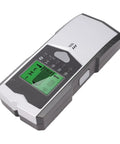 YDuupxe Wall Scanner Detector 5 in 1 Wood Metal Live Wire Finder with green LCD display and ergonomic design.
