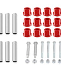 Beefed Up Heavy Duty Steel Plate Bushing Kit For Golf Cart Suspension Front And Rear Spring Bushing With Screws Easy Install