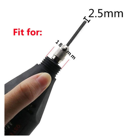 Right Angle Converter Attachment For Rotary Tools Compatible With Dremel 4000 3000 8200 Series showing measurements, ergonomic design for tight spaces.