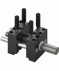 Ultimate Compact Handheld Metal Vise With Knurled Knob For Tight Clamping And Precision Work On Delicate Mini Projects, black with peg holes.