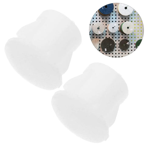 White Plastic Hole Plugs 100 Pack Screw Hole Cover Caps For Cabinets And Furniture Quick No Fuss Install With High Dust Resistance