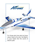 64mm Marlin EDF RC Jet Plane PNP For Adults High Speed Hobby RC Aircraft Lightweight White Foam Jet on display