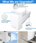 Easy Swap Ice Bucket With Auger Assembly DA97-14474C For Refrigerator Ice Maker Replacement Kit RF25 RF263 RF265 RF28 Includes AP6034185