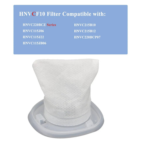 6-Pack Replacement Vacuum Filters For Handheld Vacuums In The HNVC Series That Fit Like A Glove Compatible With HNVC220BCZ