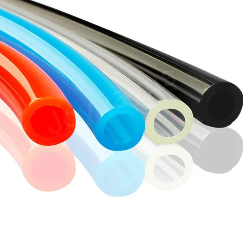 Blue Polyurethane Pneumatic Hose Thirty Two Point Eight Feet Ten Meter Length Three Eighths Inch Outer Diameter Air Line Tubing