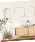 Top Shelf Barn Door Hardware Kit Featuring Quiet Rolling Sliding Door Pulleys And Slick Track Wheels For Hassle Free Wardrobe Closet Roller Replacement System With Smooth Gliding Heavy Duty Gate Caster Tracks shown in a stylish interior.