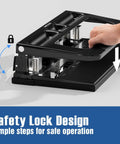 Heavy Duty 2 Or 3 Hole Punch With Adjustable Heads And Non Slip Base Nine Thirty Second Inch Hole Diameter 40 Sheet Capacity