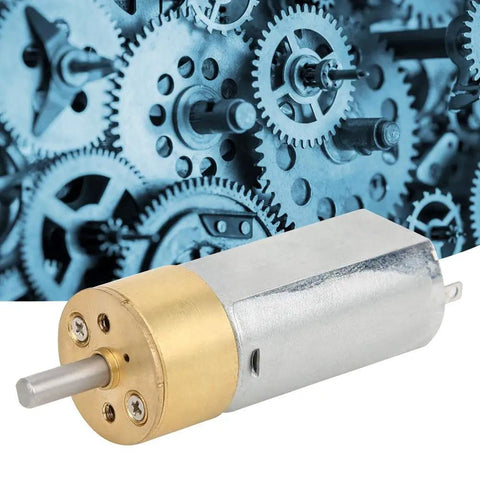 Tiny But Mighty DC 12V Mini Planetary Gearbox Motor With All Brass Reducer 6mm Shaft Micro Speed Reduction High Torque Low Noise