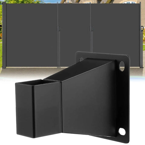 Wall Bracket For Awnings Side Support Rack Bracket Kit With Screws And Washers Awning Accessory Outdoor Mounting Tool Sturdy Design For Patio And Porch Easy Install