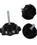 Spare Tire Bolt Replacement Screw And Hold Down Clamp Hardware For Cars Great For Quick Tire Fixes Durable Spare Tire Bolt Fits Golf And Most Models Versatile Tie Down Bolt For Secure Wheel Mounting shown from different angles