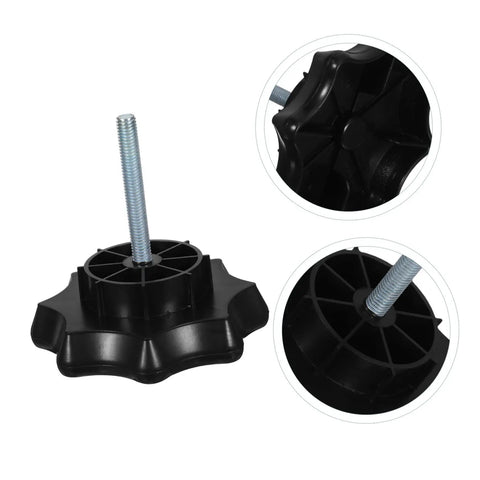 Spare Tire Bolt Replacement Screw And Hold Down Clamp Hardware For Cars Great For Quick Tire Fixes Durable Spare Tire Bolt Fits Golf And Most Models Versatile Tie Down Bolt For Secure Wheel Mounting shown from different angles