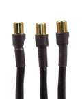 Close-up of 6.5mm bullet connectors for Firma Brushless Motor 1250Kv For RC Cars And Planes With 8mm Shaft High Torque Power System