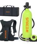 Ultra Portable 1.9L Aluminum DOT Certified Scuba Tank For Shallow Water Diving, Dive Practice, Underwater Ops And Backup Air Source