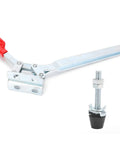 Heavy Duty Cast Iron And Alloy Steel Welding Toggle Clamp With Dang Solid 250kg Holding Power And 165mm Extended Lever showing a steel clamp and bolt
