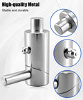 One Half Inch Spring Loaded Twist Lock Plunger Pin For Wrecker Tow Truck Heavy Duty Anti Slip Detent Hardware close-up view of metal pin