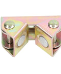 Stainless Steel Magnetic Welding Clamps V Type Fixture Set, 6 Pcs adjustable base designed for strong metal positioning.