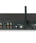 Rear view of PX2 High Definition Multi Source Home Audio Preamp with Bluetooth 5.3 AptX Lossless and built-in USB DAC interface