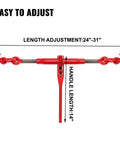 Heavy Duty Chain Binder Five Sixteenths To Three Eighths Inch Ratchet Load Binder With 6600 Lbs Capacity And G70 Hooks Adjustable