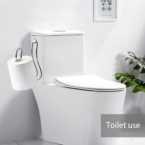 Over The Tank Toilet Paper Holder Chrome Finish Hang Anywhere Space Saving Easy Install Multipurpose Toilet Paper Roll Holder