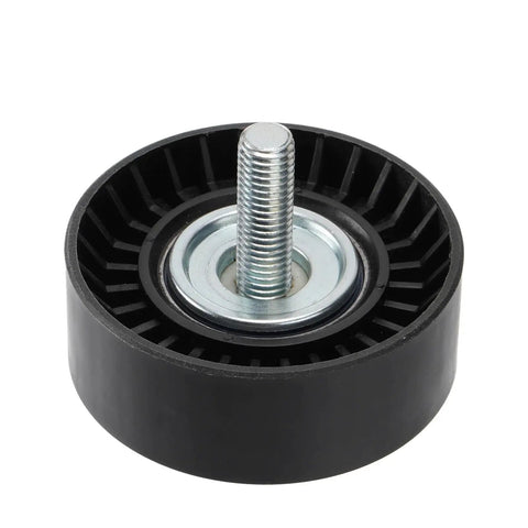 Heavy Duty Serpentine Tensioner Idler Pulley Kit Replaces 5184617AD 38082 6PK1670 Fits Chrysler Dodge Avenger Jeep Ram VW Routan Direct Bolt On Dead Simple Swap Oem Equivalent Gets Your Whip Running Smooth As Smoke, black 74mm steel pulley with sealed bearing