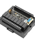 FX1N-20MR PLC Controller Module With Relay Output And Delay Logic, Industrial Control Board, top view of rugged automation module