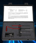 30 Piece M2.5x0.45 Stainless Steel Thread Repair Kit With Spiral Drill Screw Tap Wrench Break Pin Tool Hex Wrench And 25 Inserts