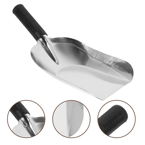 Stainless Steel Garden Hand Trowel Go To Transplanting And Soil Loosening Tool Small Square Shovel Lightweight Digging Tool With Ergonomic Grip