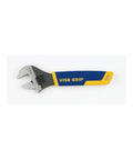 Adjustable Wrench Set With ProTouch Grips And Machined Jaws, Chrome Vanadium Construction, single wrench in blue and yellow handle