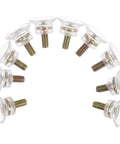 Heavy Duty Screw In Furniture Floor Protectors Set 10 Pcs With Plastic And Iron Pads Non Slip Glides With Suction Cups For Sofas Tables And Chairs