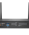 Next Gen Network Security Appliance Bringing Badass Firewall Defense And Rock Solid Speed To Your Office Setup Paired With Five Year Round The Clock Technical Support Bundle, front view.